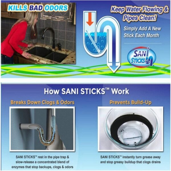 Sani Sticks Sink cleaner